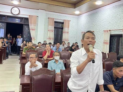 Xã Quảng Điền - TP Huế đối thoại với người dân chịu ảnh hưởng dự án đường sắt cao tốc Bắc - Nam