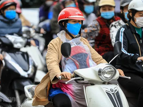 Không khí lạnh tăng cường, miền Bắc chìm trong rét đậm rét hại