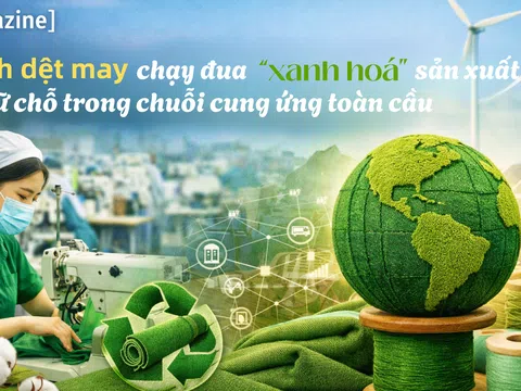[eMagazine] Ngành dệt may chạy đua “xanh hóa” sản xuất để giữ chỗ trong chuỗi cung ứng toàn cầu