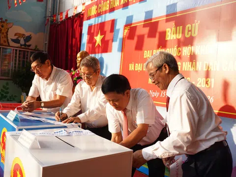 TP.HCM: Gần 97% cử tri tham gia bỏ phiếu, các điểm bầu cử diễn ra an toàn