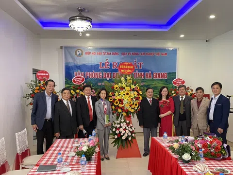 Ra mắt Văn phòng đại diện Hiệp hội đầu tư xây dựng- dịch vụ nông, lâm nghiệp Việt Nam tại Hà Giang