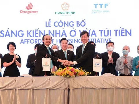 Nhà ở vừa túi tiền: Tập đoàn Hưng Thịnh hợp tác cùng Đồng Tâm Group và Tập đoàn Kỹ nghệ gỗ Trường Thành