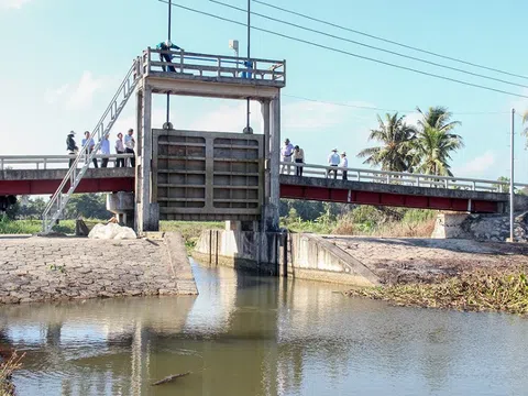 Tiền Giang: Trên 34 tỷ đồng ngăn mặn, trữ ngọt cho vùng sản xuất trọng điểm