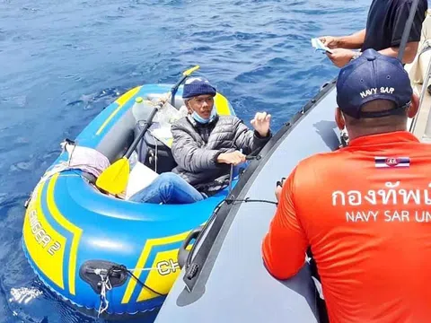 Thái Lan: Người đàn ông Việt Nam chèo thuyền cao su đi Ấn Độ để thăm vợ