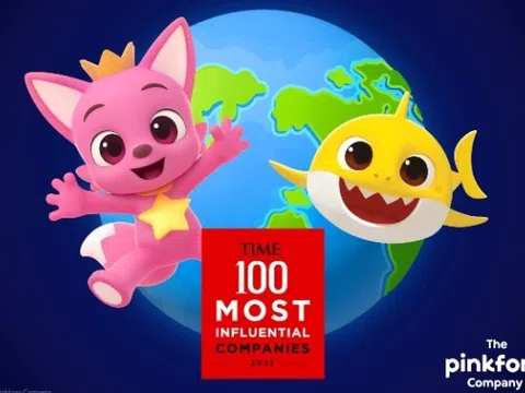 The Pinkfong Company được bình chọn thuộc Top 100 công ty có ảnh hưởng nhất trên thế giới