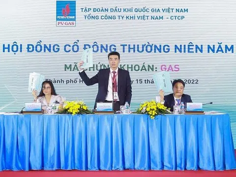 Đại hội đồng cổ đông PV GAS thống nhất tỷ lệ chia cổ tức năm 2021 là 30%