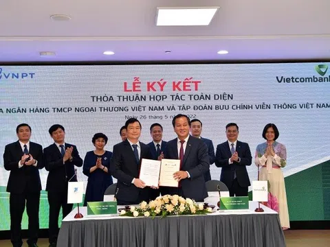 Vietcombank hợp tác toàn diện cùng VNPT để gia tăng giá trị các dịch vụ, sản phẩm số