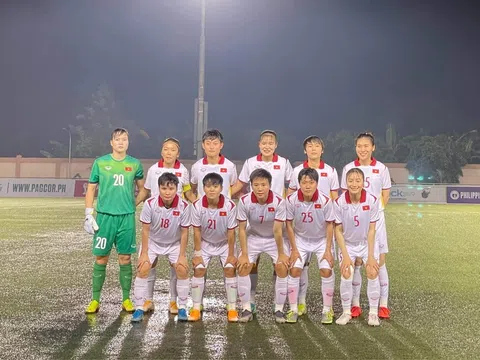 Đội tuyển Nữ Việt Nam chiến thắng vang dội trước Đội Nữ Timor Leste với tỷ số 6-0