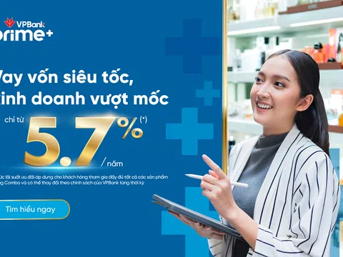 VPBank ra mắt gói vay kinh doanh - Combo Business với lãi suất chỉ từ 5,7%/năm