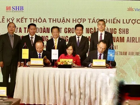 SHB, T&T Group hợp tác chiến lược toàn diện với Vietnam Airlines và Tổng Công ty Đường sắt Việt Nam