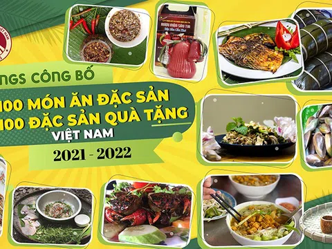 VietKings công bố Top 100 món ăn đặc sản và Top 100 đặc sản quà tặng nổi bật của Việt Nam