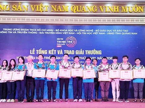 Đội tuyển Tin học trẻ TP.HCM đạt giải Nhì toàn Đoàn tại Hội thi Tin học trẻ toàn quốc