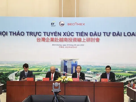 Hội nghị Xúc tiến thu hút đầu tư các Doanh nghiệp Đài Loan vào Bình Dương năm 2022