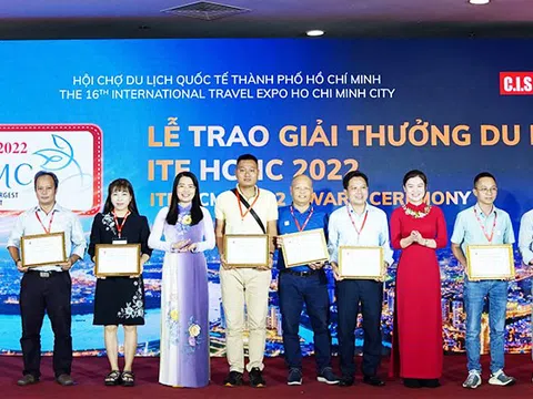 “Giải thưởng du lịch ITE HCMC 2022”: Tôn vinh 91 doanh nghiệp