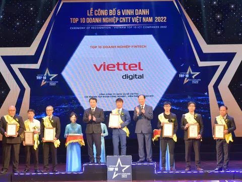 Viettel đứng đầu “Top 10 Doanh nghiệp Công nghệ thông tin Việt Nam 2022”