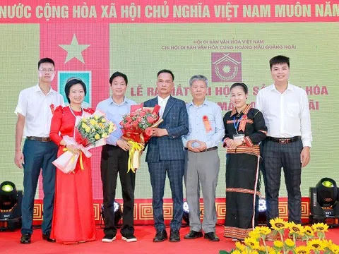 Thành lập Chi hội Di sản Văn hoá Cung Hoàng Mẫu tỉnh Quảng Ngãi