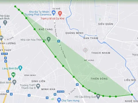 Huyện Thanh Oai tích cực giải phóng mặt bằng phục vụ dự án đường Vành đai 4