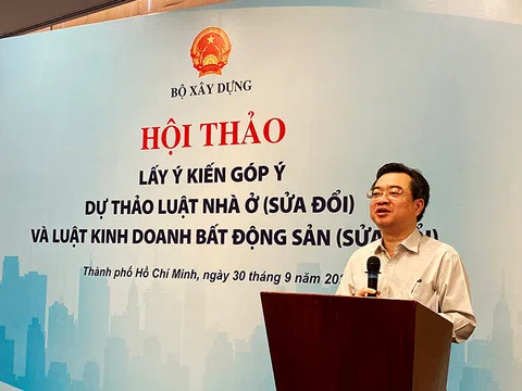 TP.HCM: Hội thảo lấy ý kiến góp ý Dự thảo Luật Nhà ở sửa đổi và Luật Kinh doanh bất động sản sửa đổi