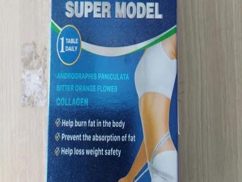 Viên uống giảm cân Poria Super Model có chứa chất cấm Sibutramine