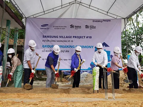 Habitat for Humanity Việt Nam và Samsung C&T khởi công dự án Làng Samsung số 10