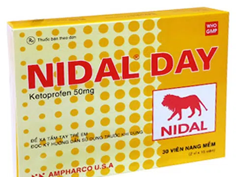 Hà Nội thu hồi toàn bộ thuốc viên nang mềm Nidal® Day do vi phạm chỉ tiêu độ hòa tan mức độ 2