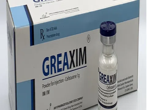 Thu hồi 6 lô thuốc bột pha tiêm Greaxim do chưa có kết quả kiểm tra chất