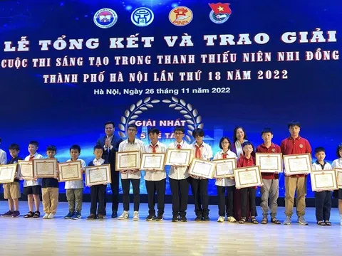 Dấu ấn Cuộc thi sáng tạo trong thanh thiếu niên, nhi đồng Thành phố Hà Nội lần thứ 18