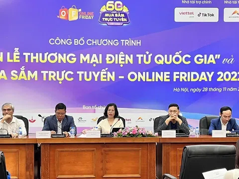 Ngày mua sắm trực tuyến - Online Friday 2022: Livestream suốt 60 giờ với hàng ngàn ưu đãi