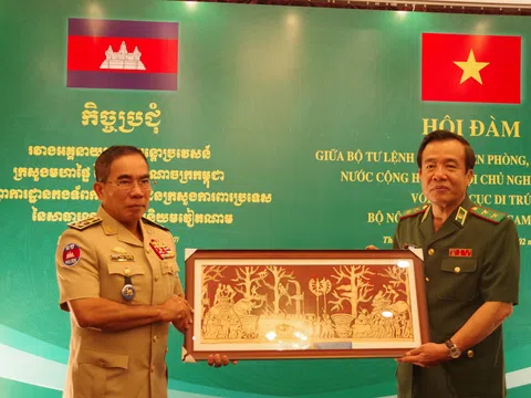 Bộ Tư lệnh Bộ đội Biên phòng Việt Nam và Tổng cục Di trú Campuchia tăng cường nâng cao chương trình phối hợp