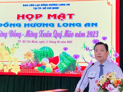 Long An: Tổ chức họp mặt hội đồng hương tại TP. Hồ Chí Minh mừng Đảng, mừng Xuân Quý Mão 2023