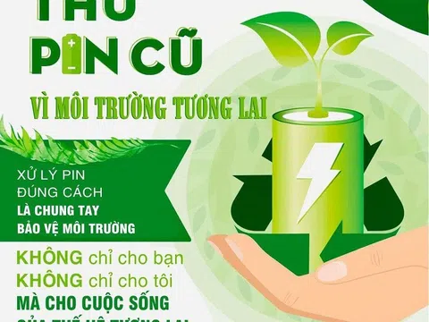 Hoạt động thu hồi pin thải sau sử dụng vì môi trường tương lai tại doanh nghiệp PVEP