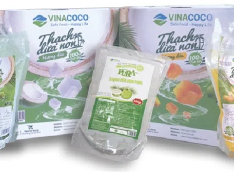 3 sản phẩm thạch dừa Vinacoco được công nhận OCOP 4 sao