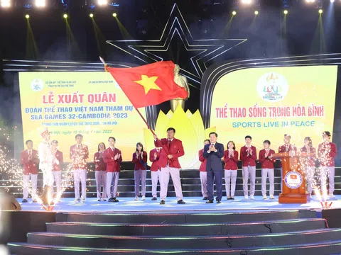 Lễ xuất quân Đoàn Thể thao Việt Nam tham dự SEA Games 32