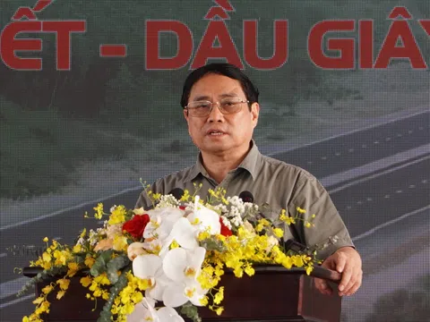 Thủ tướng Phạm Minh Chính dự lễ khánh thành cao tốc Phan Thiết - Dầu Giây