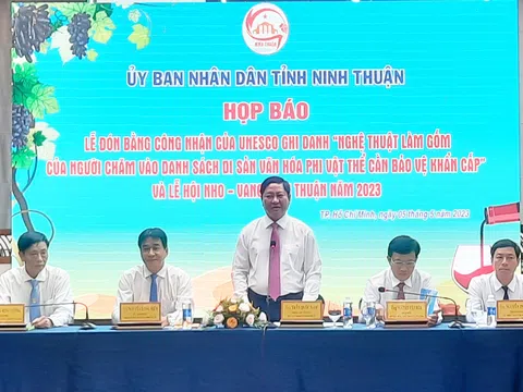 Lễ hội Nho - Vang Ninh Thuận năm 2023: Tạo sức bật mới cho du lịch phát triển