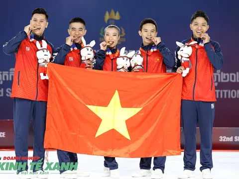 Đội tuyển Aerobic Việt Nam vô địch tuyệt đối tại SEA Games 32