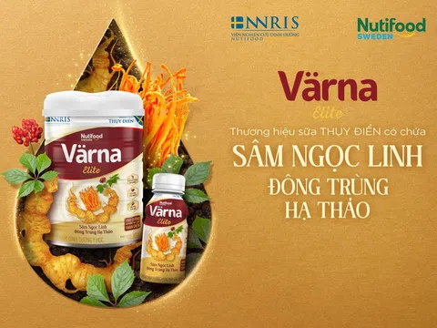 Nhãn hàng Värna - Nutifood Thụy Điển ra mắt sản phẩm sữa cao cấp Värna Elite