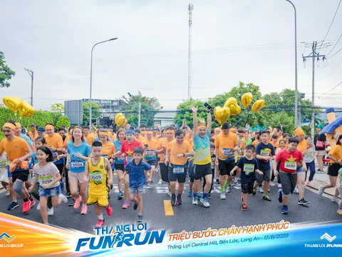 Giải chạy bộ “Thang Loi Fun Run 2023” mang đến những xúc cảm khó quên