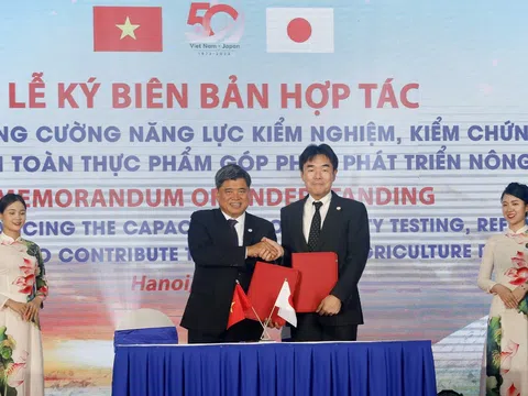 JICA hỗ trợ 1,2 tỉ yên cho công tác bảo đảm an toàn thực phẩm nông thủy sản Việt Nam