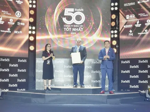Lần thứ 3 liên tiếp Becamex IDC được vinh danh Top 50 Công ty niêm yết tốt nhất Việt Nam