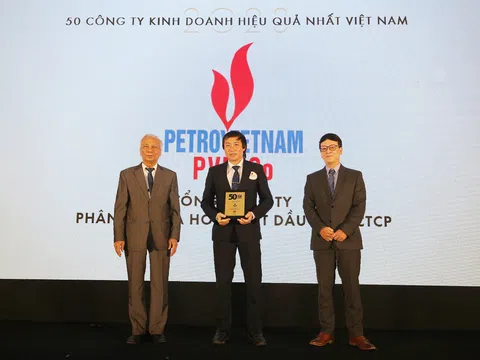 PVFCCo tiếp tục thuộc “Top 50 công ty kinh doanh hiệu quả nhất Việt Nam”