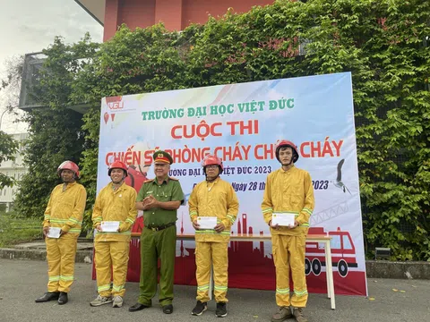 Bình Dương: Tuyên truyền công tác phòng cháy chữa cháy tại Trường Đại học Việt Đức