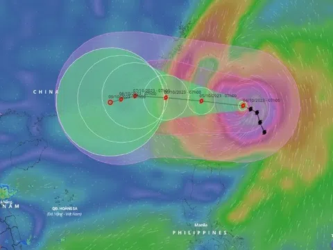 Bão Koinu đi vào Biển Đông nhưng ít có khả năng ảnh hưởng tới đất liền Việt Nam