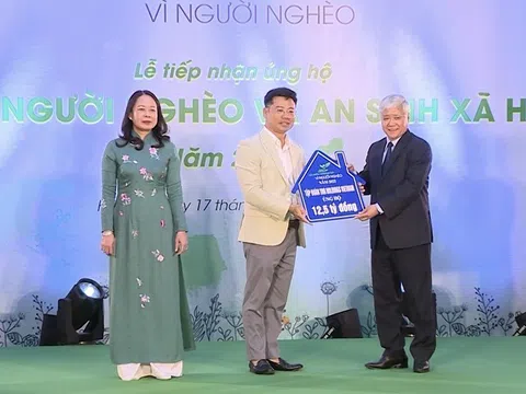 Doanh nghiệp ủng hộ 12,5 tỷ đồng xây nhà đại đoàn kết cho người nghèo tại Tuyên Quang, Nghệ An và Hà Tĩnh