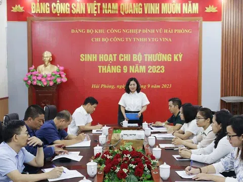 Hải Phòng: Điểm sáng về phát triển Đảng viên trong doanh nghiệp tại Khu công nghiệp