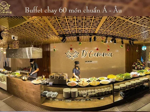 Nhà hàng chay Buffet D'Gemma gieo duyên từ ẩm thực chay