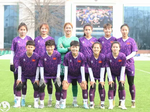 U20 nữ Việt Nam thắng đậm  4-1 chủ nhà Uzbekistan trong trận đấu tập lượt về