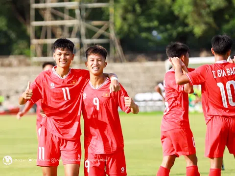 U16 Việt Nam "đè bẹp" U16 Brunei với tỉ số đậm 15-0