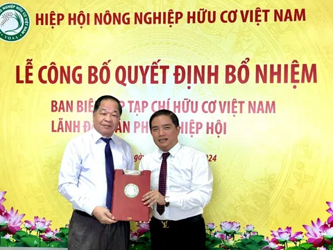 Tạp chí Hữu cơ Việt Nam có tân Phó Tổng biên tập