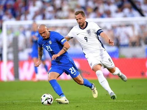 Hòa tẻ nhạt trước Slovenia, đội tuyển Anh đi tiếp với ngôi nhất Bảng C